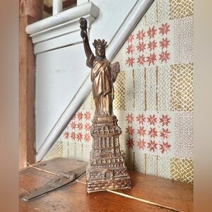 1950's Vintage Cast Metal Statue of Liberty Figurine